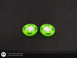 NUOVO Nintendo Switch Pro SPLATOON GREEN Joystick Cover Pollice Set 2pz 3605 - Foto 1 di 3