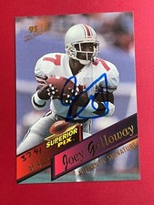 1995 Superior Pix Joey Galloway Auto Football Card 3741/4000  /S134