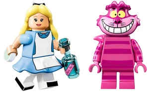 LEGO Disney Series 1 Alice & Cheshire Cat Minifigure Lot (71012) New Retired CMF - Picture 1 of 3