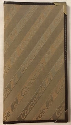 Carpeta de mapa de documentos de viaje Air France Concorde Foto 1 de 4