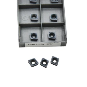 10pcs CCMT2-2-SM CCMT060208-SM IC907 Carbide inserts CNC - Picture 1 of 6