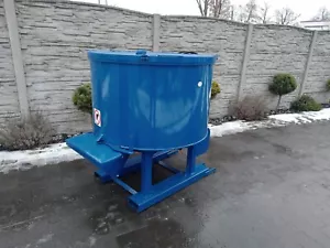 Betonmischer Zwangsmischer Hydraulisch antrieb mit Randabstreifer 400L - Bild 1 von 6