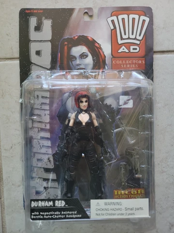 DURHAM RED 2000 AD JUDGE DREDD SCI-FI VAMPIRE MUTANT FIGURE 1999 BOX DAMAGED b32 Cover