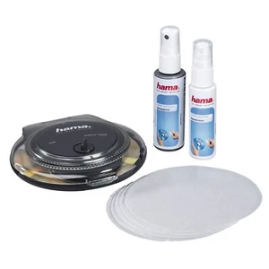 Hama CD DVD Reinigungsset Reparaturset Reinigungsmuschel, Spray 45ml, Paste 25ml - Bild 1 von 6