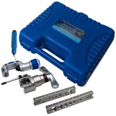 kit d'évasement de tuyau Brake Line Flaring Pipe Tube Expander Tool 5-19mm - Photo 1/4