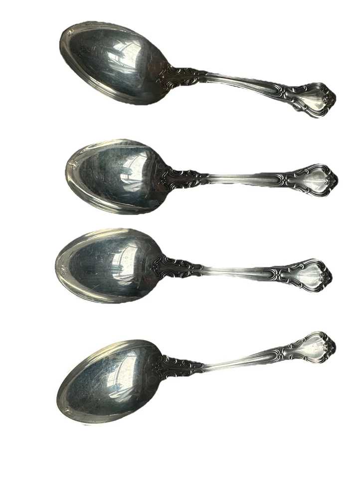 Gorham Chantilly cucharadita(s) de plata de ley - 5 3/4" - sin monograma - Juego de 4. Foto 1 de 4