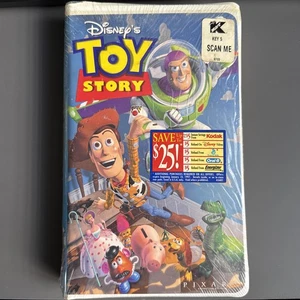 Toy Story 1996 VHS Tape – New Sealed Disney Pixar Clamshell – Vintage - Picture 1 of 7