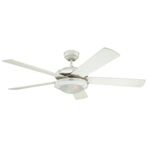 Westinghouse 7233600 Comet Indoor Ceiling Fan with Light, White - Picture 1 of 7