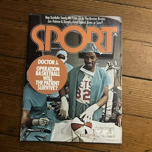 JULIUS ERVING DOCTOR J rivista sportiva MAR 1975 New York Nets basket - Foto 1 di 2