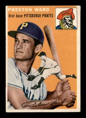 1954 Topps #72 Preston Ward   EX/EX+ X3529256 - Image 1 of 3