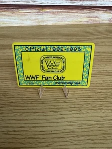 WWE Rare Original WWF Fan Club 1992 1993 Membership Card - Picture 1 of 1
