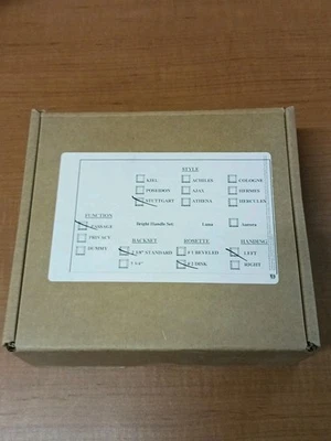 Mango izquierdo paso Emtek Stuttgart Foto 1 de 4