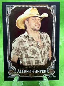 Jason Aldean - Musician - 2024 Allen & Ginter X Black #246 Country Singer - Picture 1 of 11