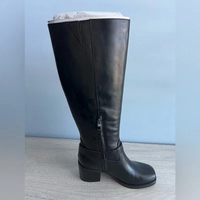 Botas de Moto Nine West Koop Puntera Cuadrada Tacón Bloque Hasta la Rodilla - BOTA IZQUIERDA SOLO 6.5 Foto 1 de 4
