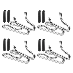 Collar de perro eslabones adicionales, collar de punta para perros cabeza redonda 2,9 mm (plateado, juego de 4) - Imagen 1 de 7