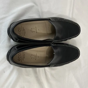 Ecco Herren Klassisch Schwarz Fahren Halbschuh Elegant Schuhe Größe EU 46, 12 - 13 US - Bild 1 von 9