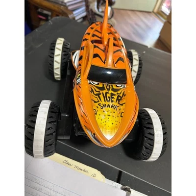 Hot Wheels Monster Trucks Tiger Shark Remote Control RC Stunt Vehicle no remote - Image 1 of 4