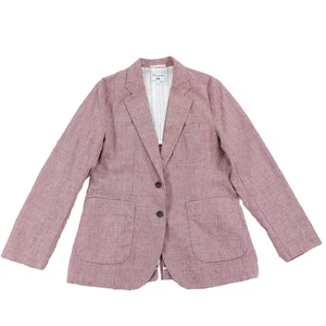 Uniqlo Ines De La Fressange Leinen Baumwolle Jacke Blazer Damen Large, Hahnentritt - Bild 1 von 17