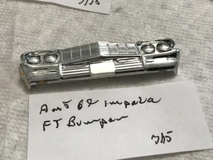AMT 1/25 VINTAGE 1964 CHEVROLET IMPALA FRONT BUMPER/GRILL N.O.S. LATER ISSUE - Picture 1 of 3
