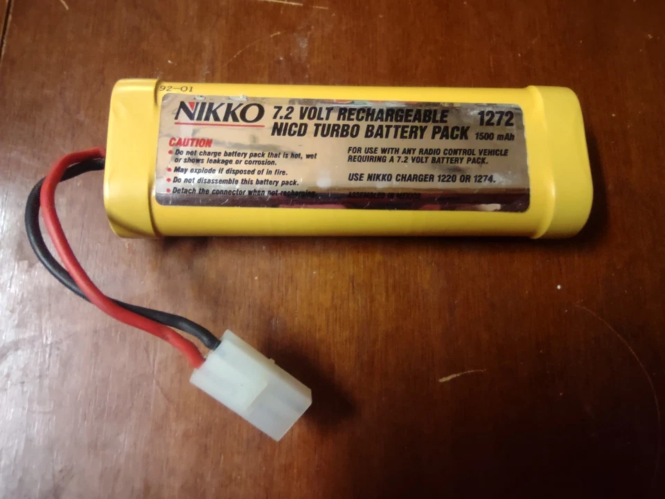 Nikko 7.2 R/C Rechargeable Battery # 1272 - Image 1 of 1