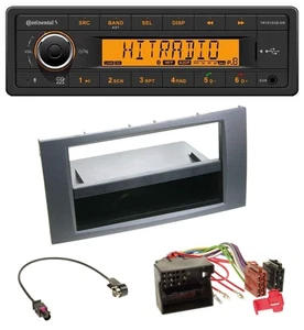 Continental MP3 Bluetooth AUX USB Autoradio für Ford Fiesta Focus 04-08 anthrazi - Bild 1 von 6