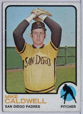 1973 Topps #182 Mike Caldwell in EX Condition Padres - Image 1 of 2