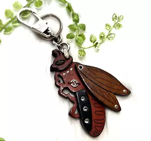 GUCCI Holz Biene Schlüsselanhänger/Key Ring/Taschenanhänger *selten!* - Bild 1 von 11