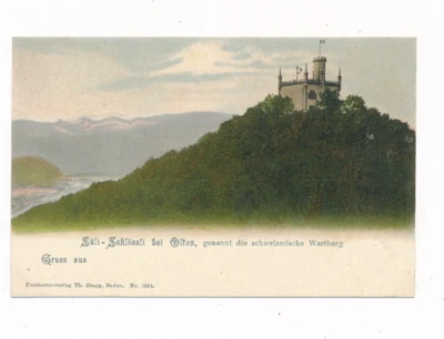Sälischlössli b. Olten Gruss aus Litho Th. Zingg Solothurn Bessere Ansichtskarte - Bild 1 von 2