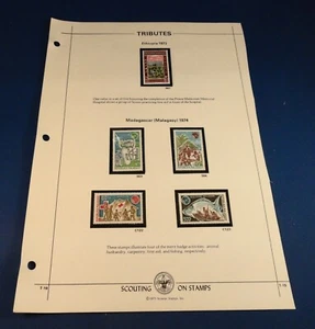 WORLD SCOUTING Stamp Lot: 1973 ETHIOPIA - 1974 MADAGASCAR - Picture 1 of 10