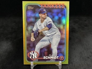 CLARKE SCHMIDT 2024 TOPPS SERIES 1 #264 GOLD FOIL PARALLEL / NEW YORK YANKEES - Picture 1 of 2