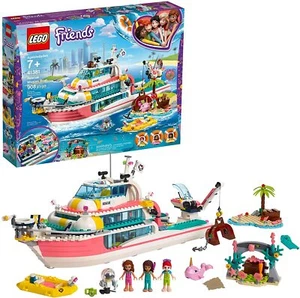 New LEGO Friends Rescue Mission Boat 41381 Island Treasure 3 Figures Animals NIB - Picture 1 of 4