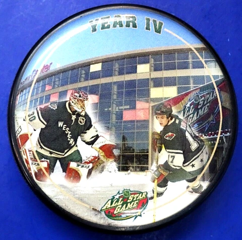 Minnesota WIld NHL 2004 All Star Weekend Year IV Puck-2 sided  3" Cover