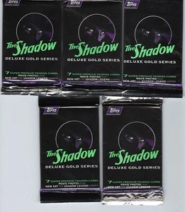 The Shadow Deluxe Gold Series Movie Trading Cards 5 neue Wax Packs - Bild 1 von 1