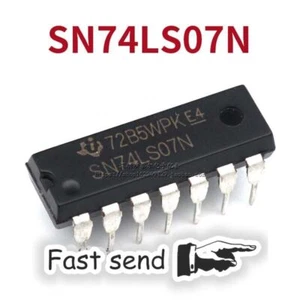 10pcs New SN74LS07N 74LS07N 74LS07 DIP-14 IC - Picture 1 of 1