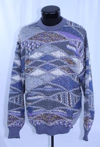 Pronto-Uomo Men VTG Sweater Pullover M Biggie Bill Cosby Hip-Hop 90s Made Italy - Picture 1 of 12