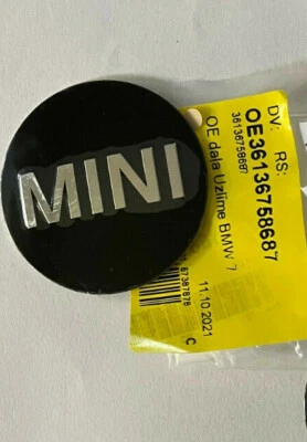 36136758687 GENUINE MINI COOPER WHEEL CAP CENTER EMBLEM COOPER MINI STICKER - Image 1 of 4