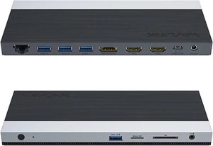 WAVLINK USB C Docking Station 4K Triplo Display (2 HDMI + 1 Displayport) con 10 - Foto 1 di 6