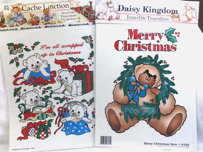 2 новых нераспакованных рождественских плюшевых медвежонка Daisy Kingdom & Cache Junction - Изображение 1 из 4