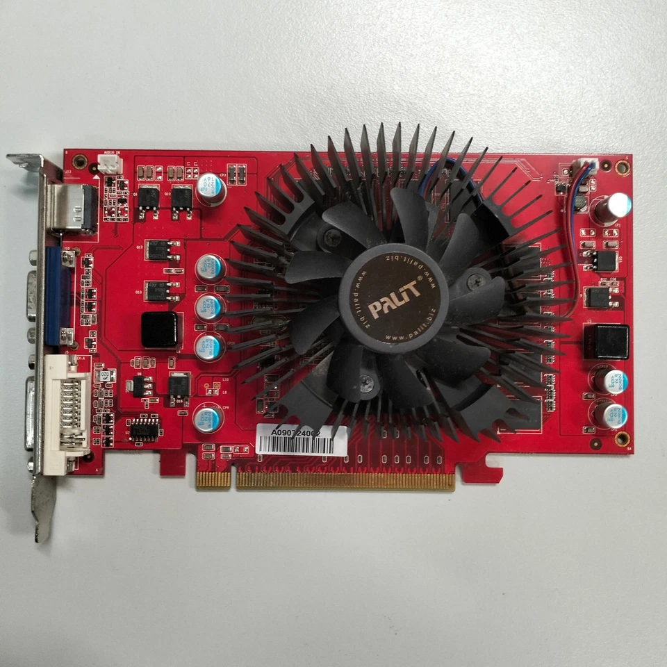 Genuine NVIDIA GeFORCE 9600GT 1024MB DDR2 PCI-e Graphics Card HDMI + VGA + DVI - Image 1 of 4