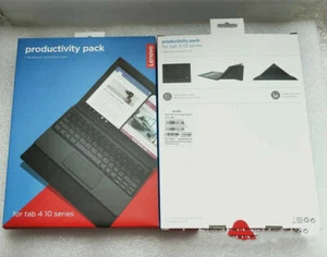 Original Lenovo BKC700 Tab 4 10 Series Wireless Bluetooth Keyboard Stand Case - Picture 1 of 9