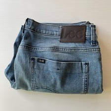 Lee Lo Bruce Denim Jeans Mens Size 34 Waist Blue Casual Style Fashion Fit Summer