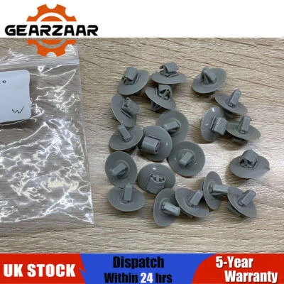20 FOR VAUXHALL VIVARO SIDE DOOR MOULDING SIDE TRIM CLIPS EXTERIOR PANEL PLASTIC - Image 1 of 4