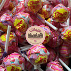 Creamy Strawberry Chupa Chups Lollipops - 15 Count
