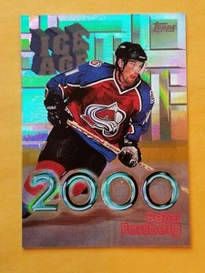 1998-99 Topps Ice Age 2000 Refractor #I-8 Peter Forsberg Colorado Avalanche 