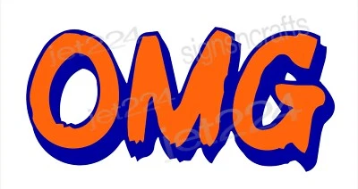 Adesivo/decalque New York Mets OMG! - Imagem 1 de 4