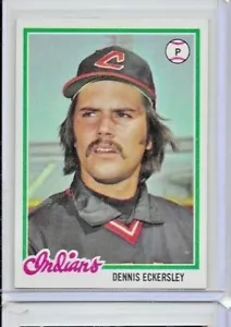 1978 TOPPS DENNIS ECKERSLEY CLEVELAND INDIANS - Picture 1 of 2