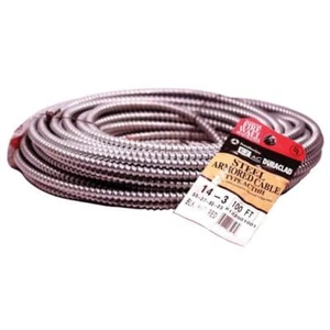 100 ft. 14/3 600-Volt Duraclad Type BX/AC SA Light-Weight Steel Armored Cable - Picture 1 of 2