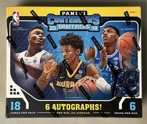 2019-20 Panini Contenders Draft Picks NBA Hobby Box Zion Morant Garland - Picture 1 of 2