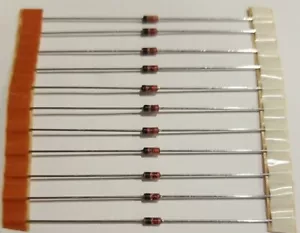 10 pcs 1N4148 Diodes DO-35 thru hole - USA - Fast Shipping - Picture 1 of 1