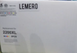Paquete de 5 cartuchos de tinta Lemero 2200 XL PGI2200XL para Canon MAXIFY MB5020 MB5320 - Imagen 1 de 1